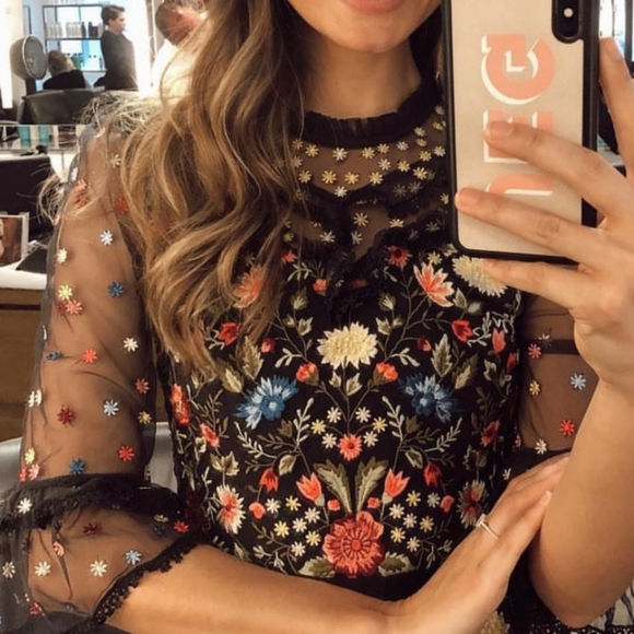 BHLDN Needle & Thread Holiday Dress size US XS $625 - Picture 12 of 16